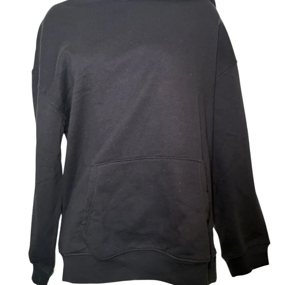 Old Navy Boys Black Oversized Pullover Hoodie Size XXL (18) NWT